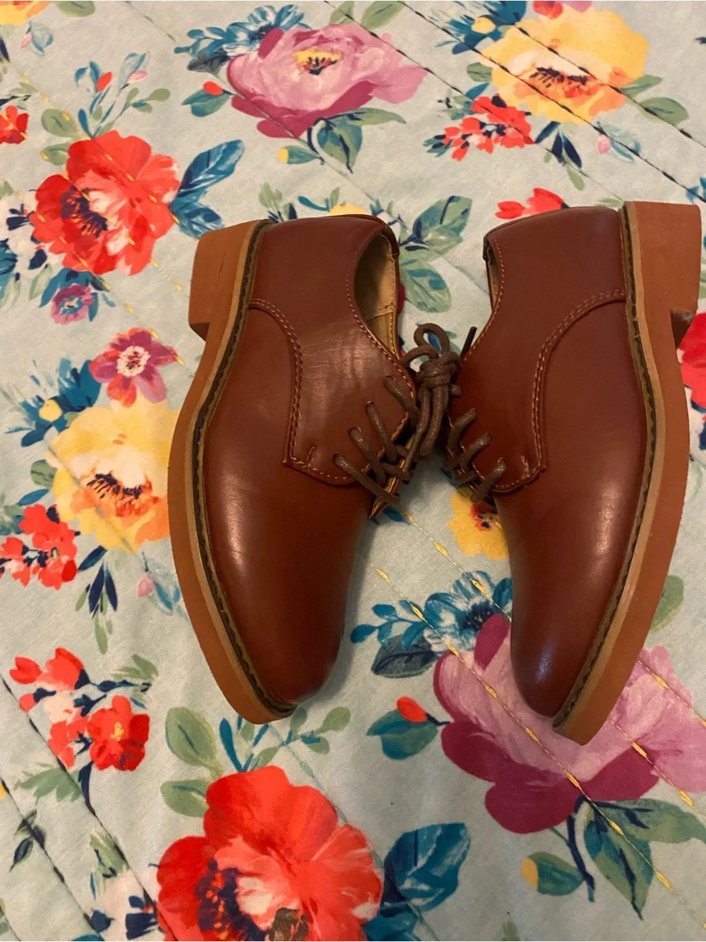 Classic Brown boys Lace-Up Oxford Shoes